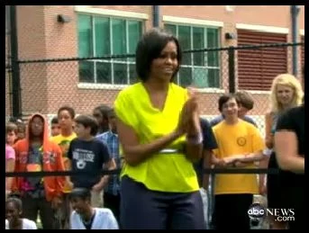 ABC News Michelle Obama Dance ABC News Michelle Obama Dance
