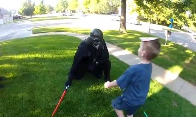 Darth Vadar Surprises Son Darth Vadar Surprises Son