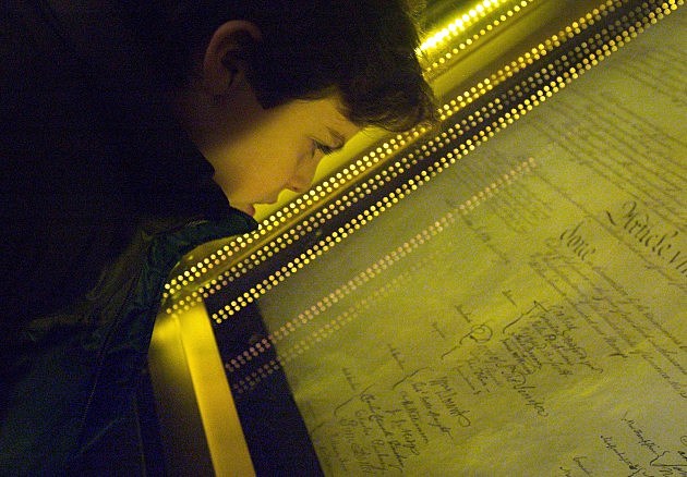National Archives Announces Ten Most Influential U.S. Documents The Declaration Of Independence Is Written In Cursive