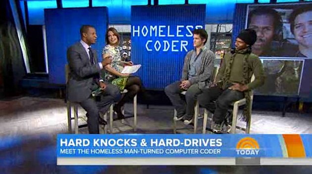 Homeless Man Was Taught Coding and Released His First Mobile App Homeless Man Was Taught Coding and Released His First Mobile App