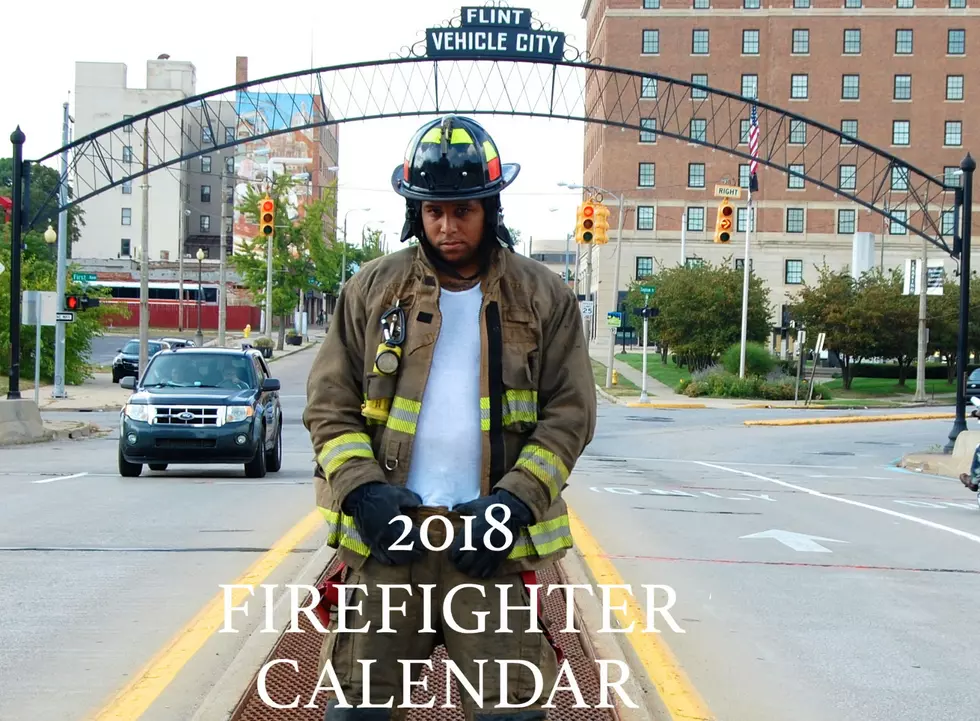 Flint Firefighters Help Area Students With 2018 Calendar